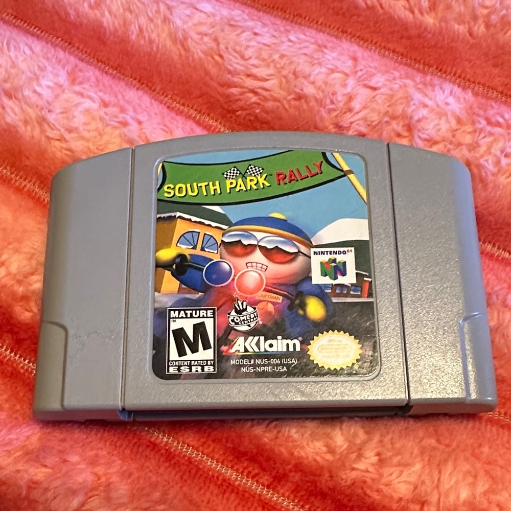 *Authentic* South Park game cartridge for N64!